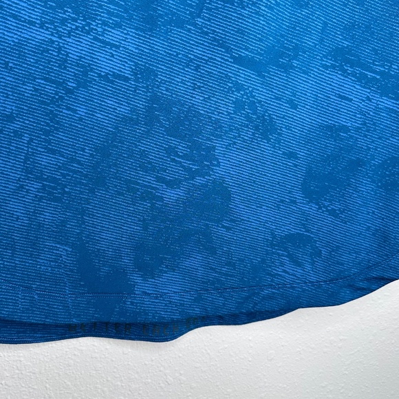 Lululemon Drysense Training Short-Sleeve Shirt, Marble Map Jac Blue, Sz: Medium - Picture 7 of 10